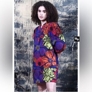 Maude Vicente MIDNIGHT GARDEN FREYA DRESS size S.